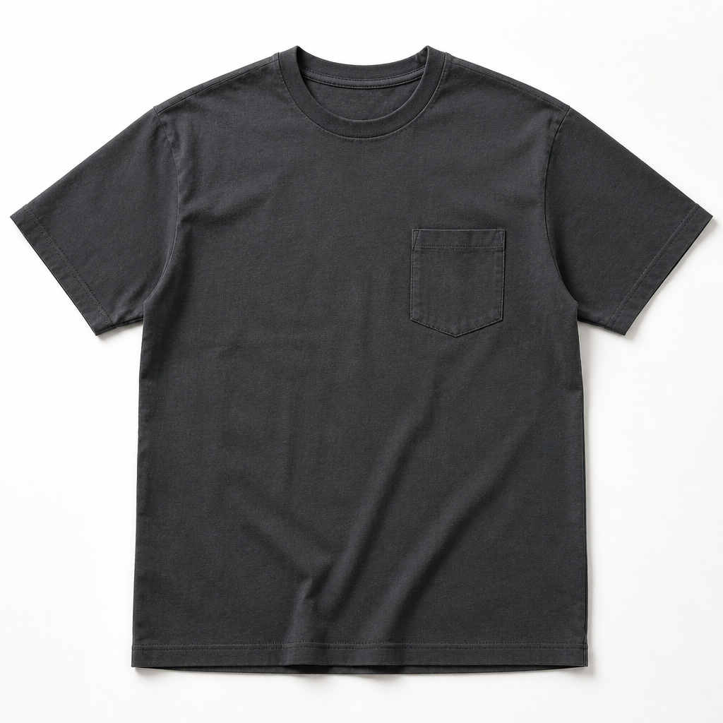 Beckett — Pocket Tee — Charcoal
