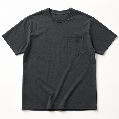 Beckett — Pocket Tee — Charcoal