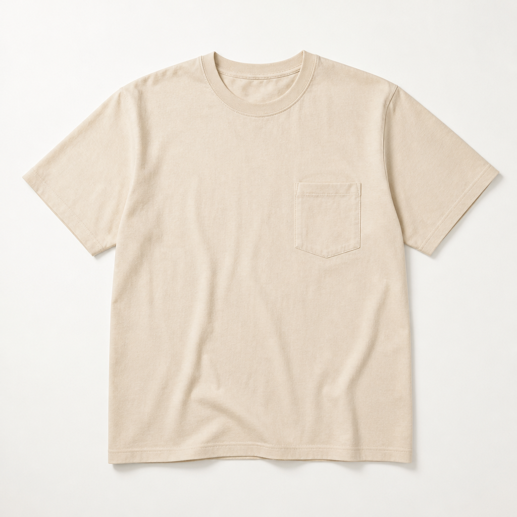 Beckett — Pocket Tee — Oat
