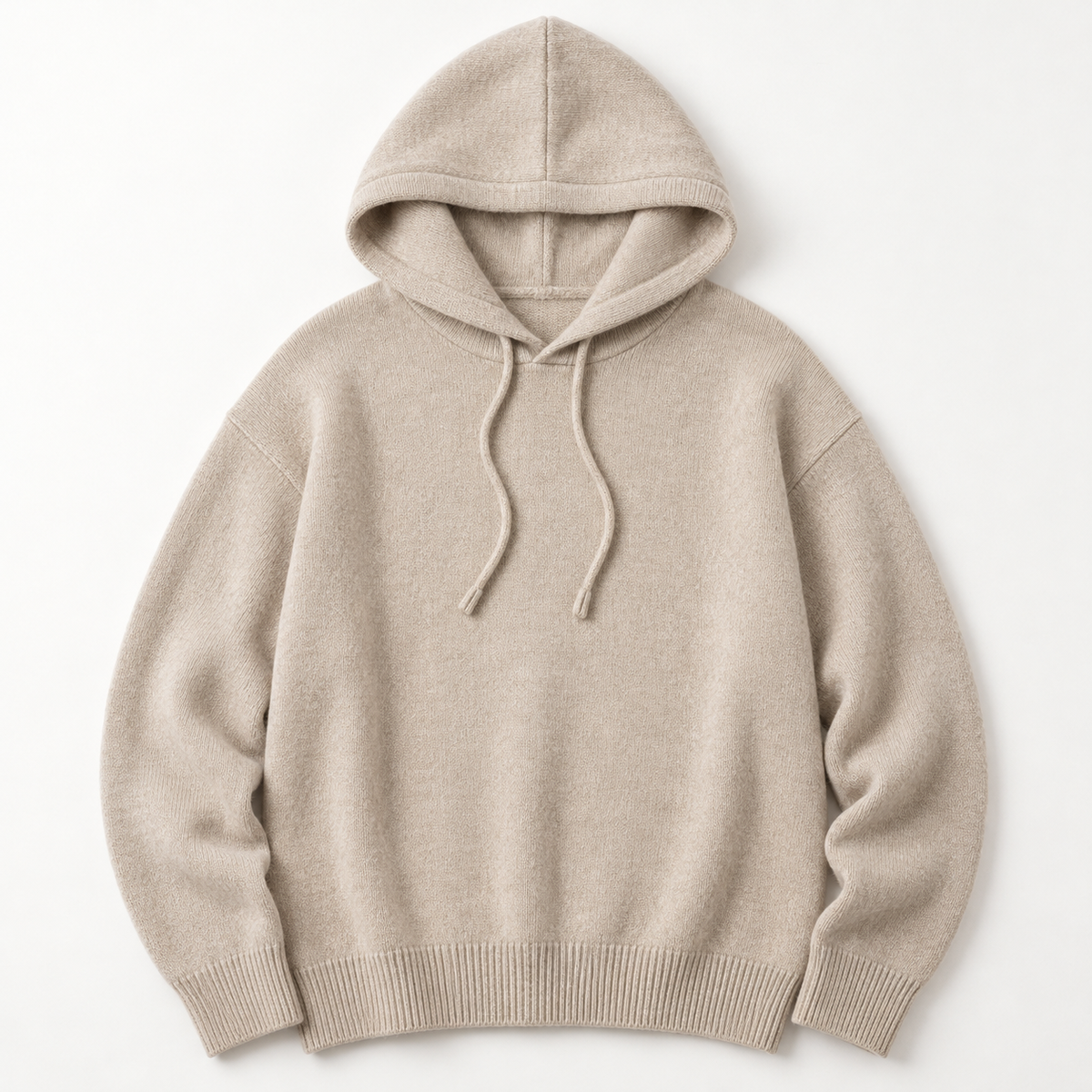 Bowery — Knit Hoodie — Oat