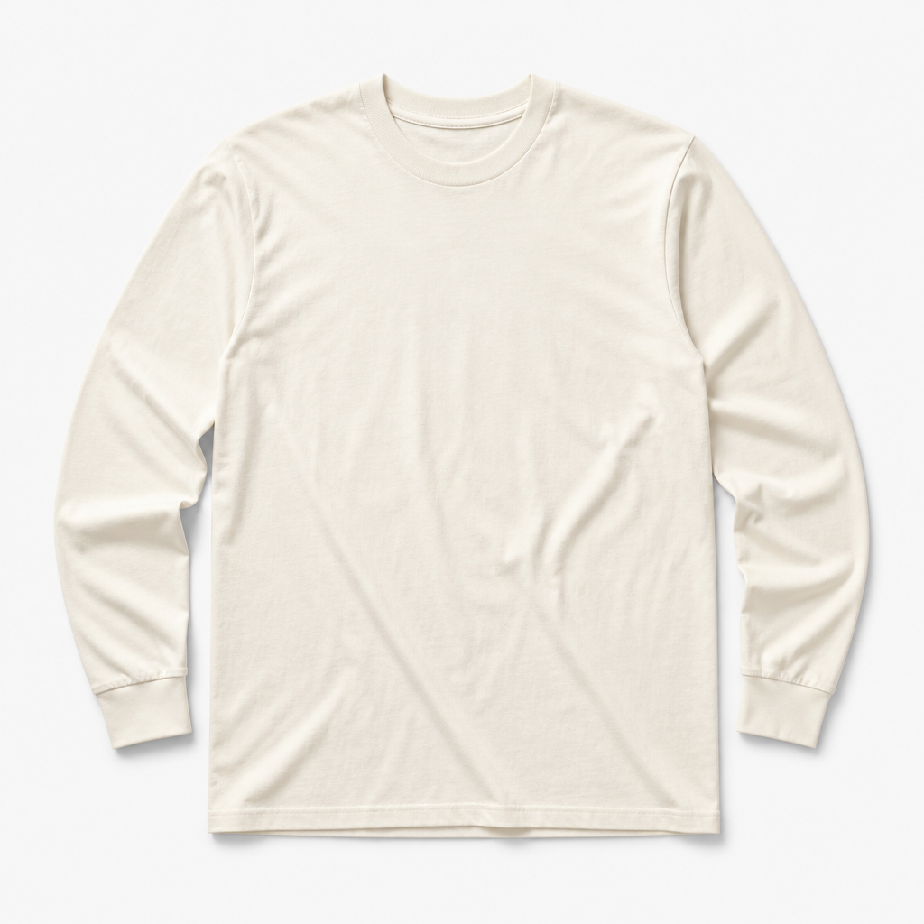 Calder — Long Sleeve Tee — Ecru