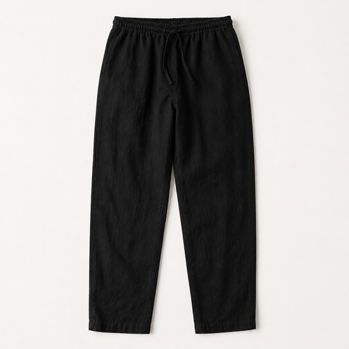 Carter — Linen Trouser — Black