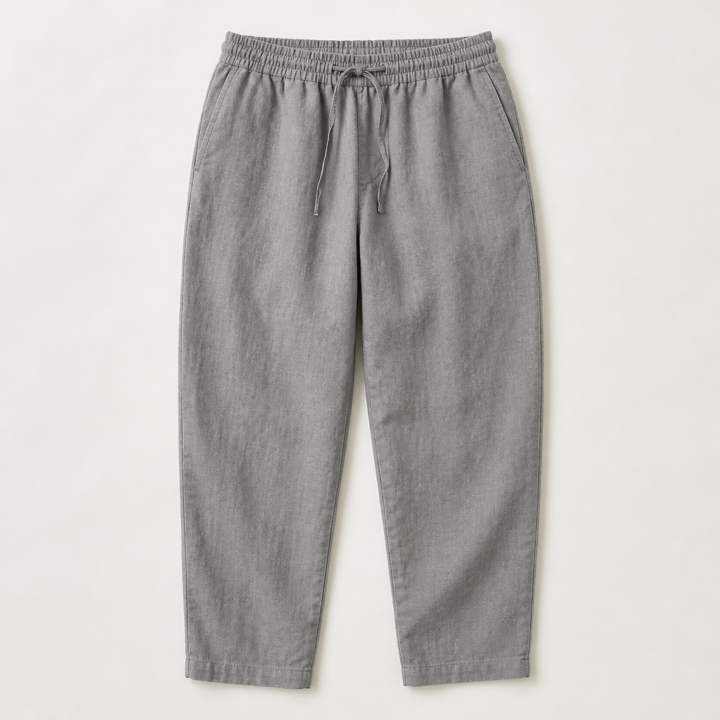 Carter — Linen Trouser — Grey