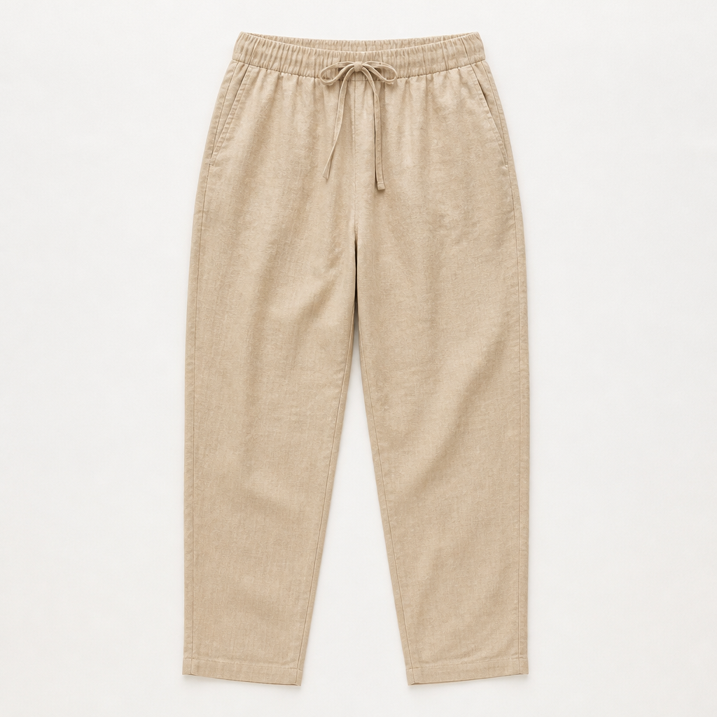 Carter — Linen Trouser — Sand
