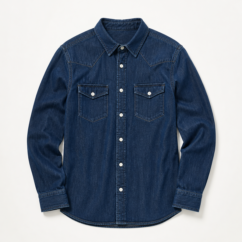 Cassius — Denim Shirt — Indigo