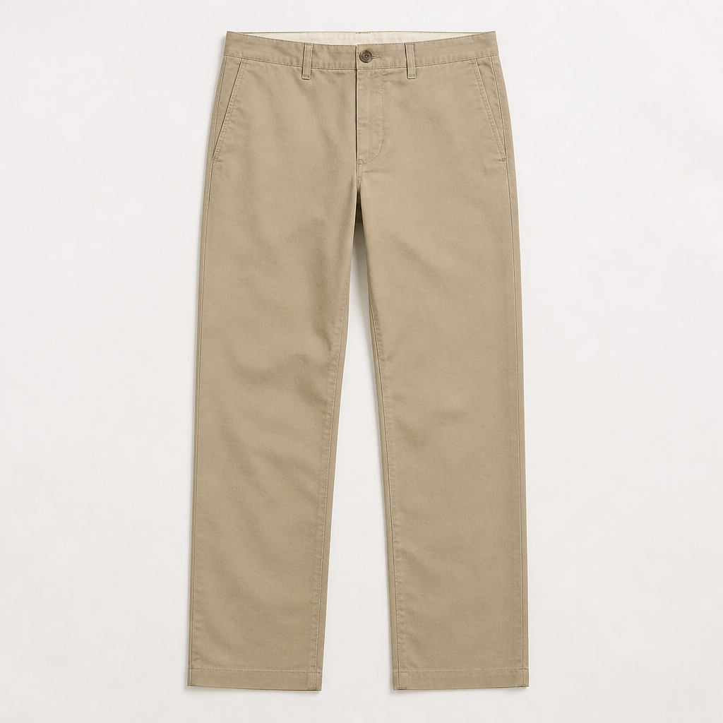 Emmett — Garment-Dyed Chino — Stone