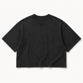 Gideon — Boxy Tee — Washed Black