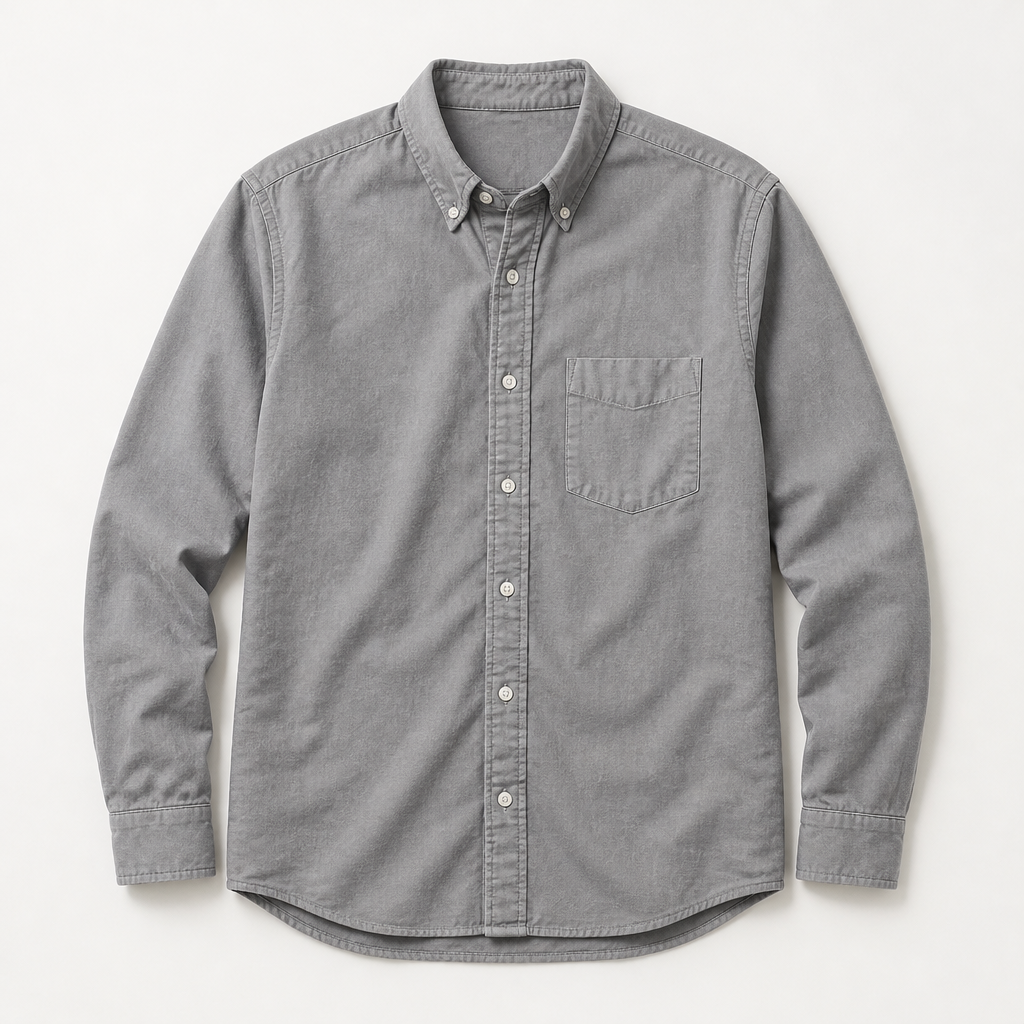 Hayden — Oxford Shirt — Grey