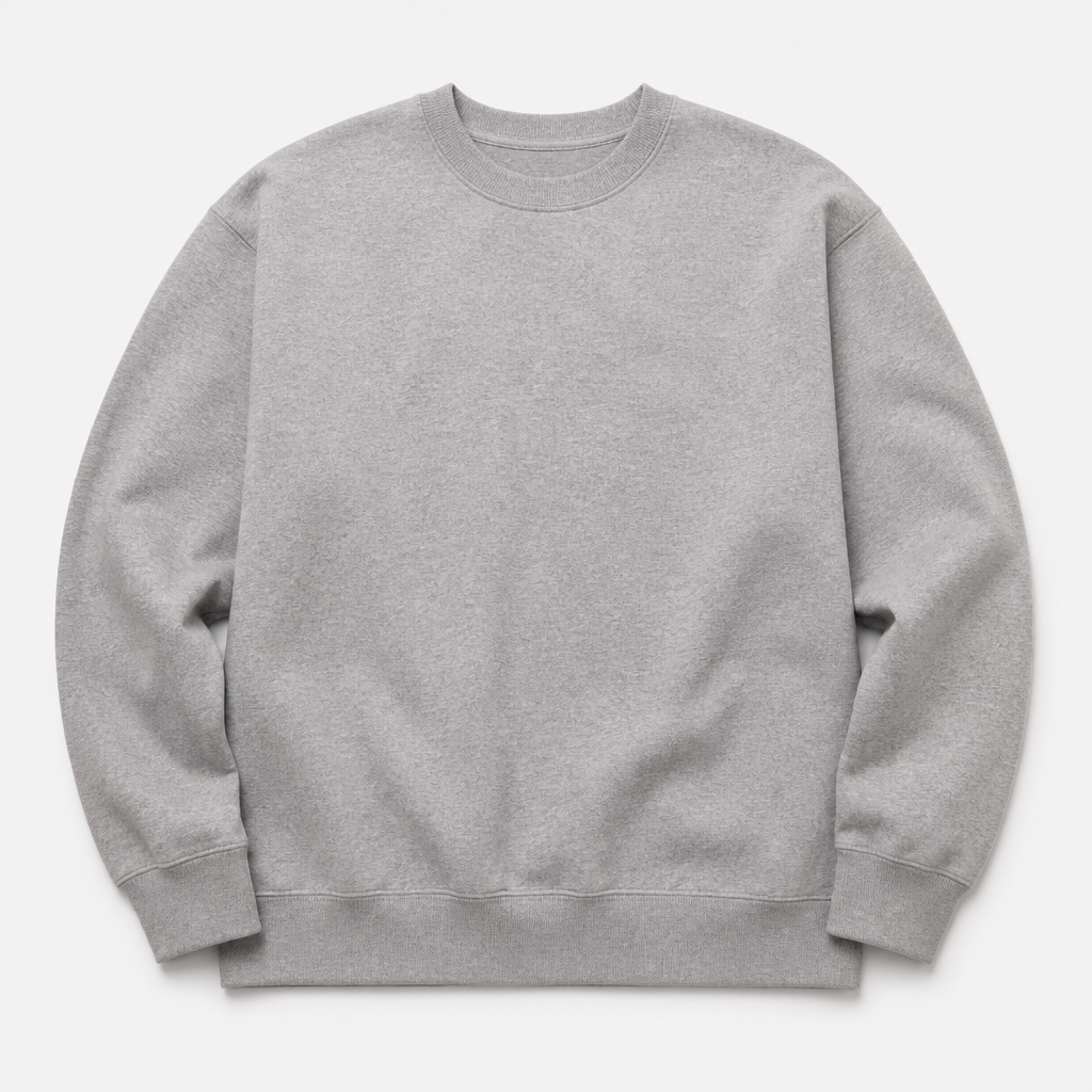 Irving — Crew Sweatshirt — Heather Grey