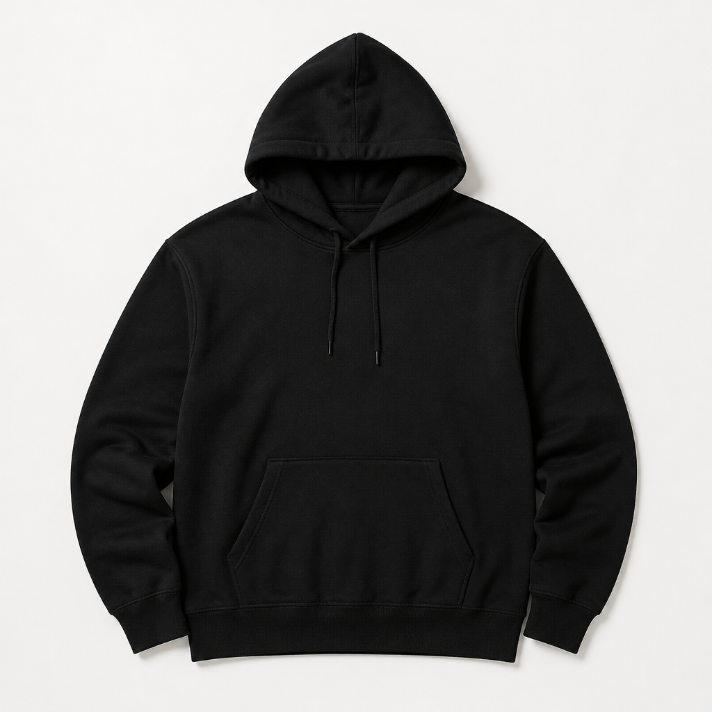 Jarvis — Hooded Sweatshirt — Black