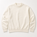 Marlow — Mock Neck Sweatshirt — Bone