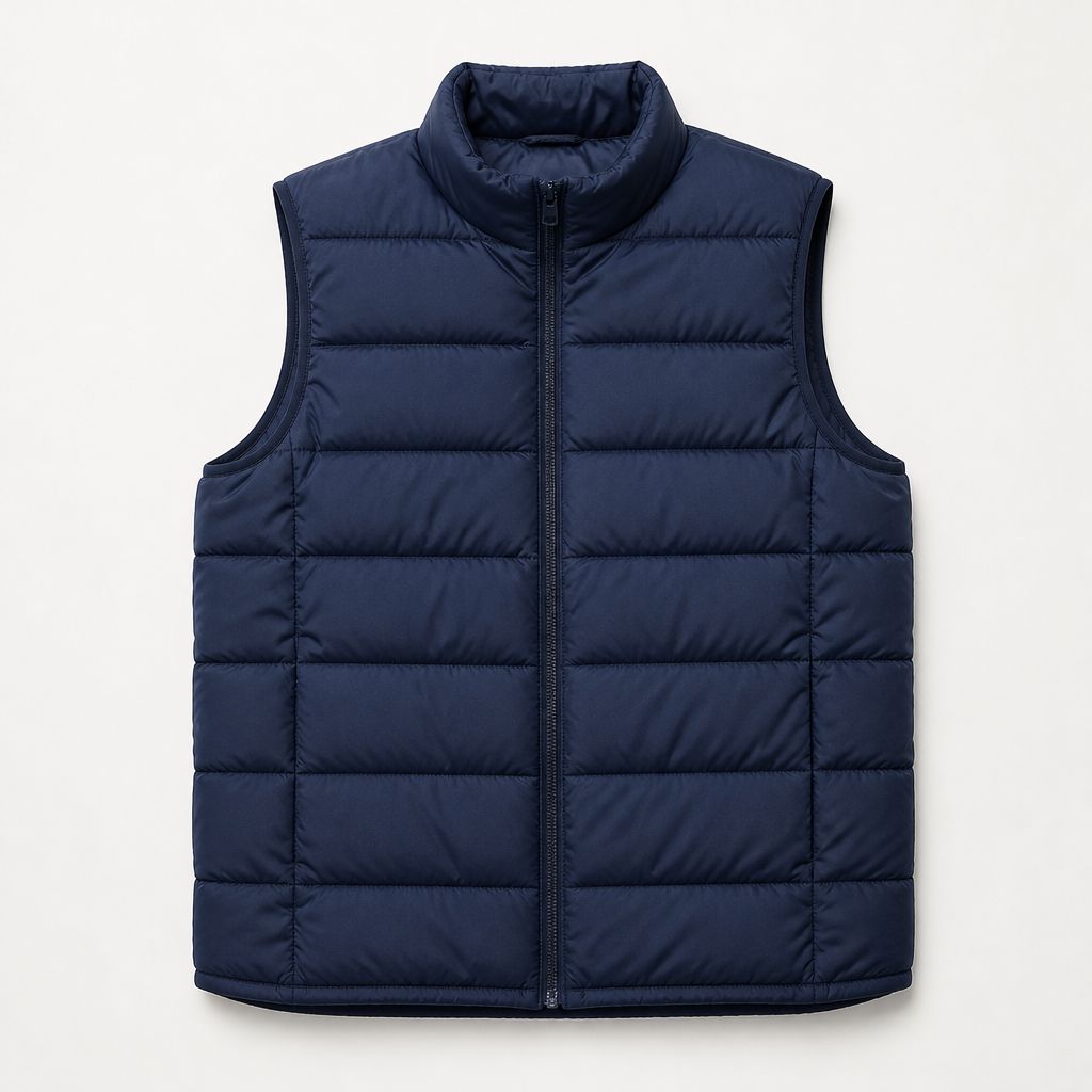 Niall — Down Vest — Navy