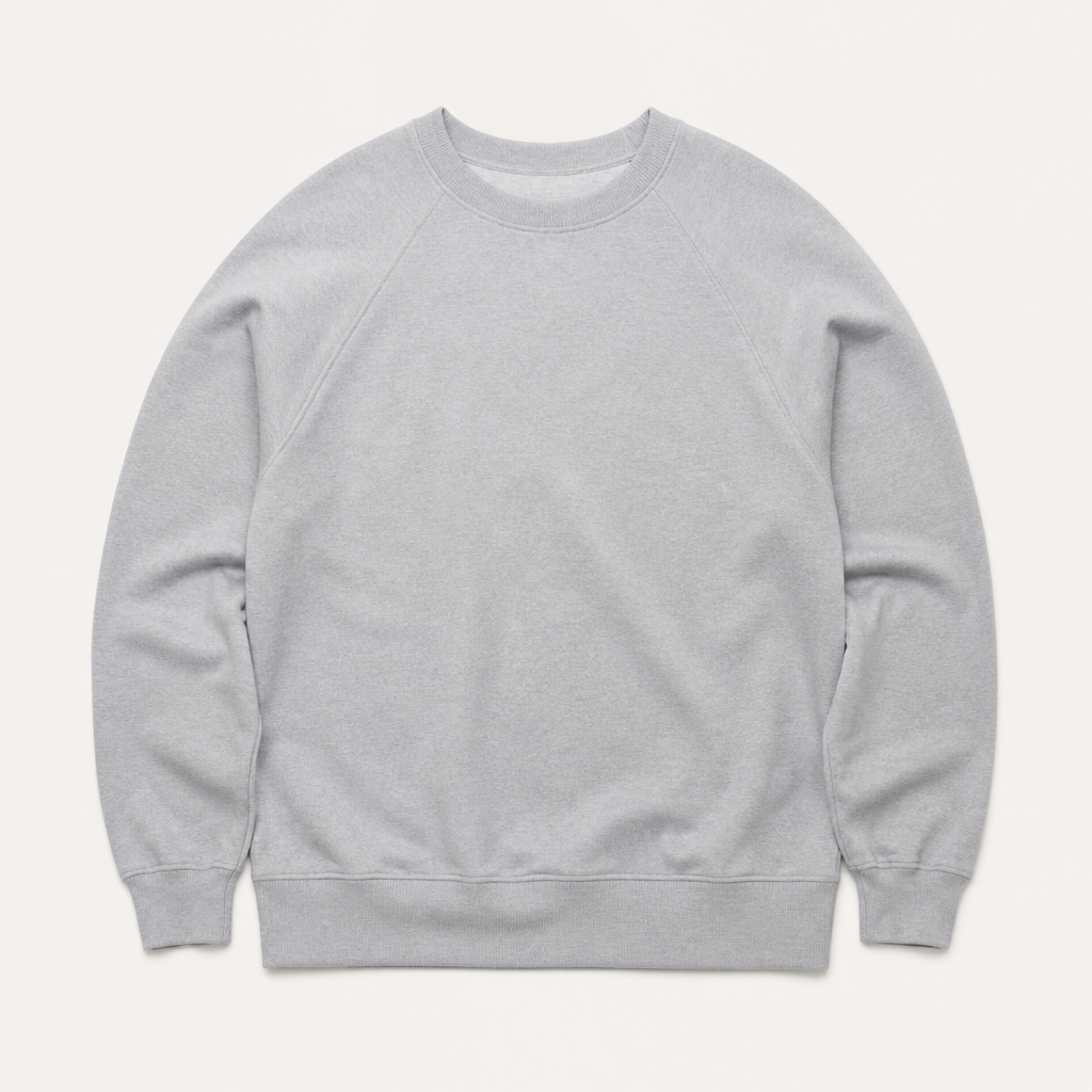 Nolan — Raglan Sweatshirt — Light Grey