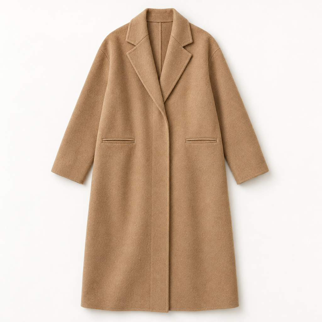 Preston — Tailored Overcoat — Camel