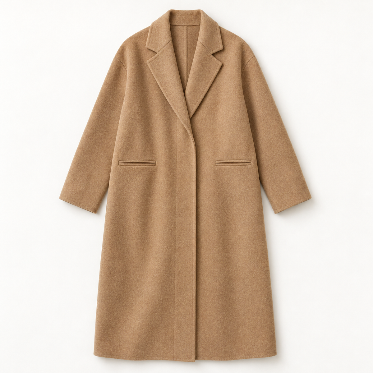 Preston — Tailored Overcoat — Camel