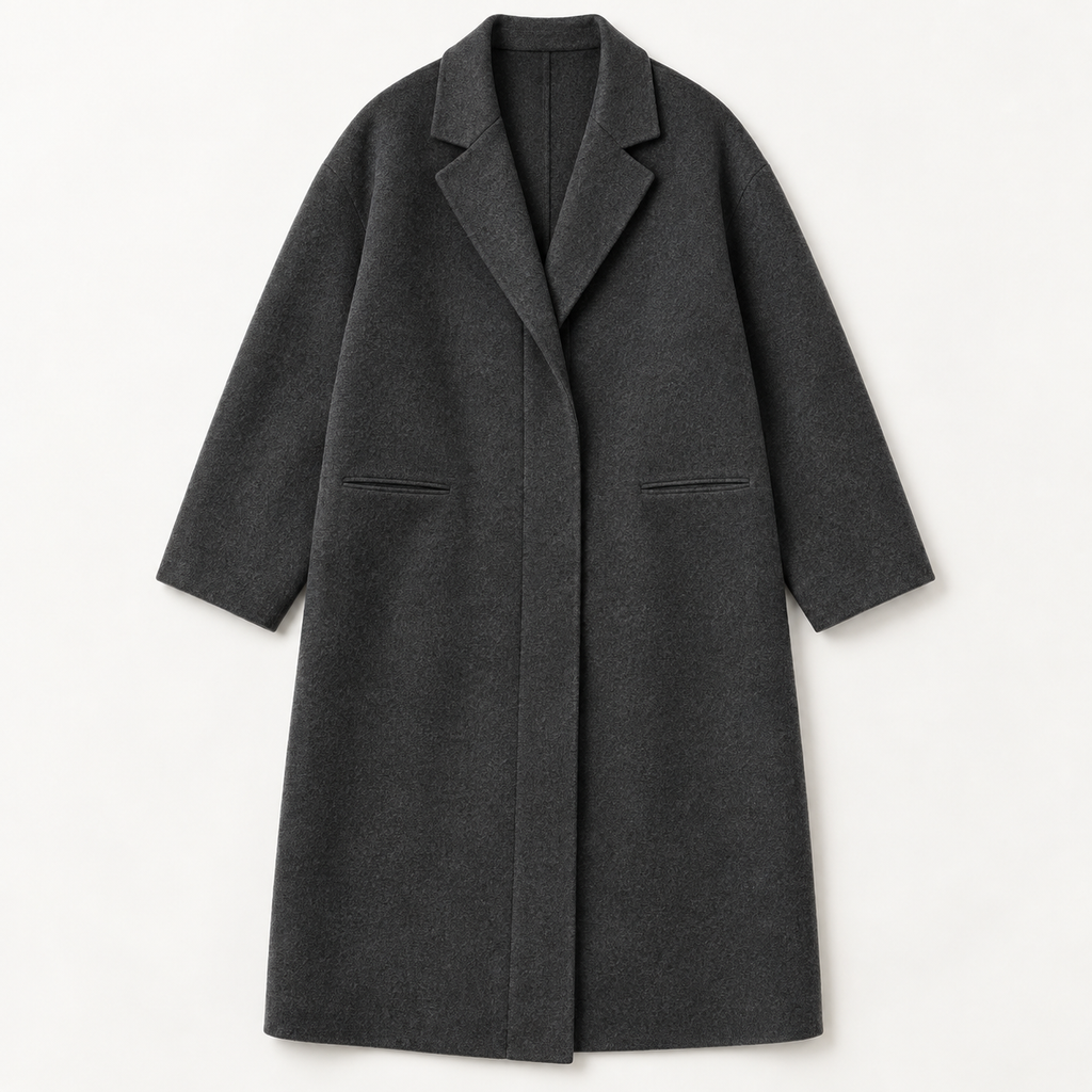 Preston — Tailored Overcoat — Charcoal
