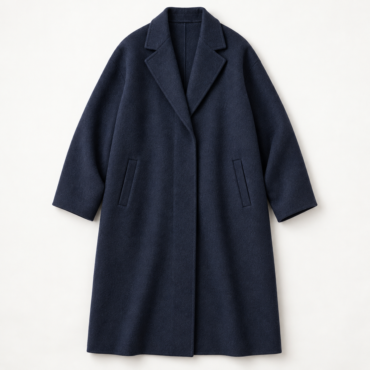 Preston — Tailored Overcoat — Navy