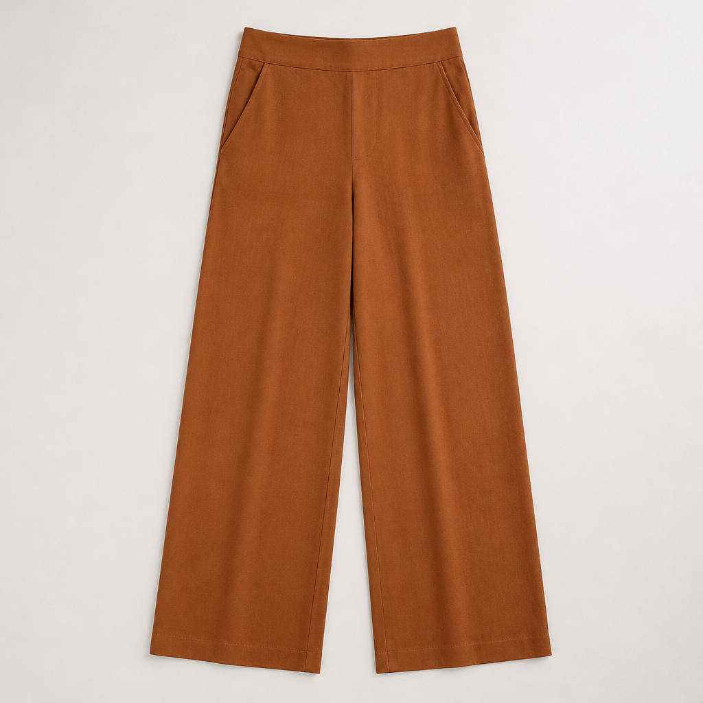 Winslow — Wide-Leg Trouser — Cognac