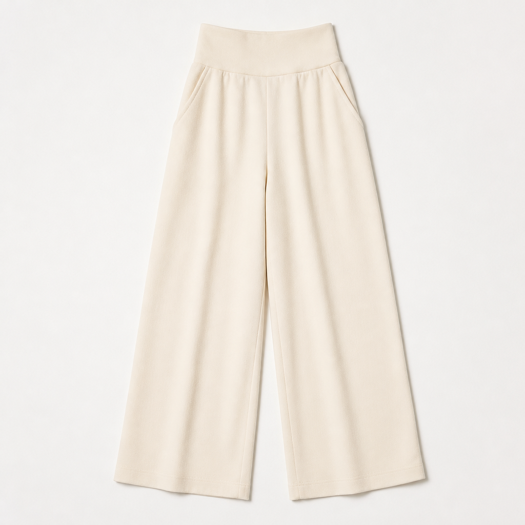 Winslow — Wide-Leg Trouser — Ivory
