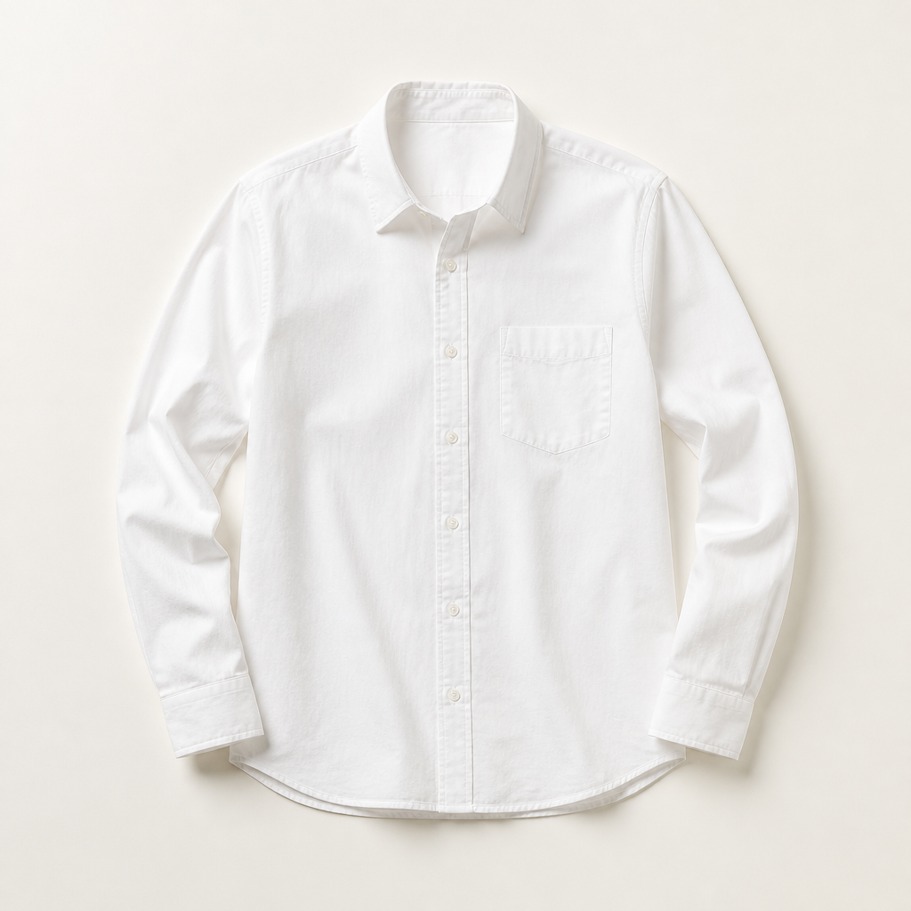 York — Poplin Shirt — White